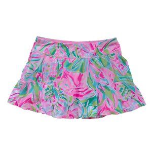 Lilly Pulitzer Skort Luxletic Active UPF 50 Corrine Ruffle Tennis Prep Running